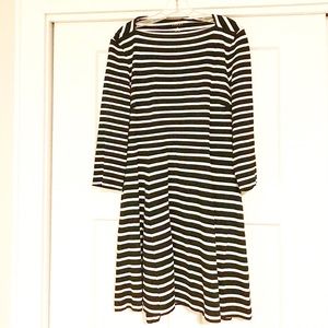 Kate Spade Striped Ponte Dress
